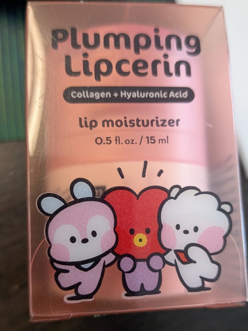 NEW The Crème Shop BT21 Minini Plumping Lipcerin Lip Moisturizer